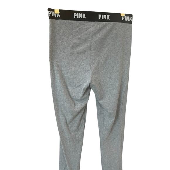 Victoria’s Secret PINK Heather Gray Leggings Size M Athleisure EUC - Picture 4 of 5